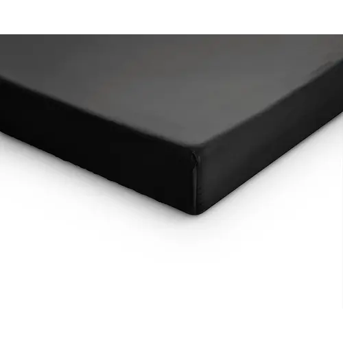 Primaviera DeLuxe Hoeslaken Topper Satijn Zwart