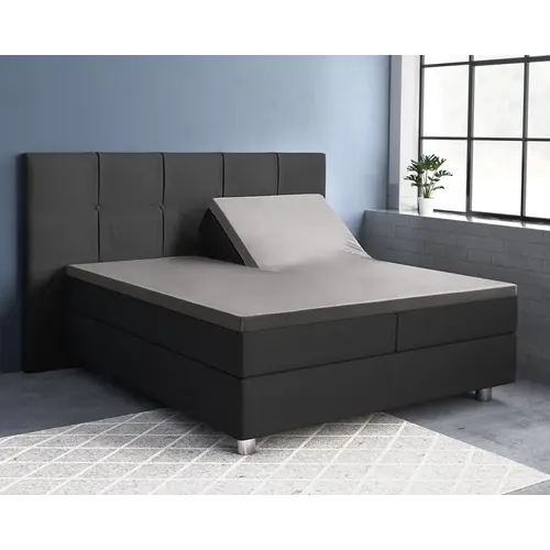 Primaviera DeLuxe Hoeslaken Splittopper Satijn Grijs