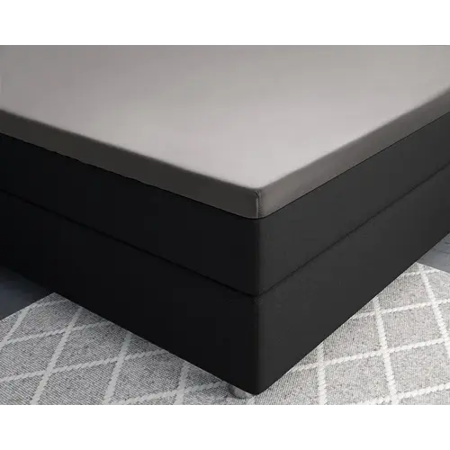 Primaviera DeLuxe Hoeslaken Splittopper Satijn Grijs