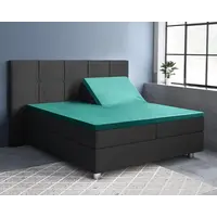 Hoeslaken Splittopper Satijn Groen