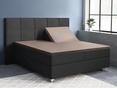 Primaviera DeLuxe Hoeslaken Splittopper Satijn Taupe