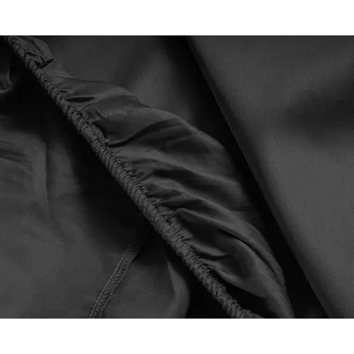 Primaviera DeLuxe Hoeslaken Splittopper Satijn Zwart