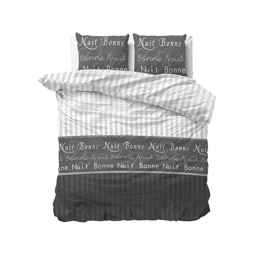 Sleeptime Dekbedovertrek Bonne Nuit 4 Antraciet
