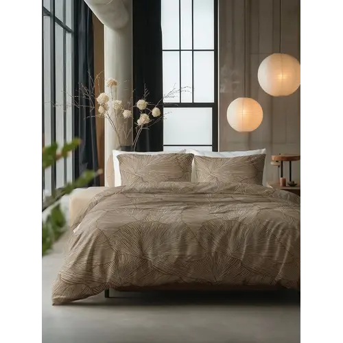 Sleeptime Dekbedovertrek Amber Bruin