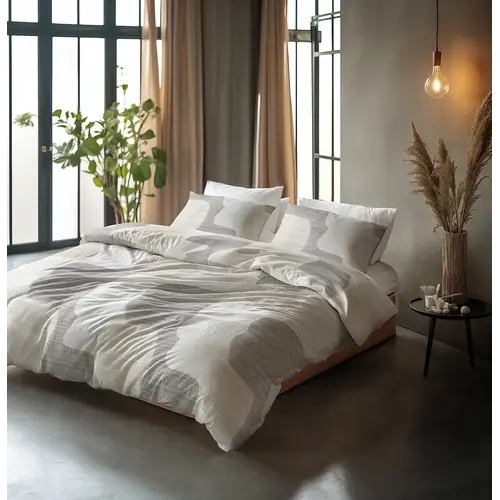 Sleeptime Dekbedovertrek Dune Grijs