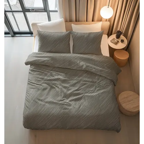 Sleeptime Dekbedovertrek Mellow Stone Grijs Sleeptime Dekbedovertrek Mellow Stone Grijs