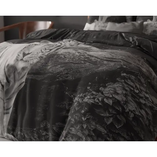 Sleeptime Dekbedovertrek Tigers Grijs Sleeptime Dekbedovertrek Tigers Grijs