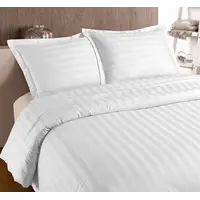 Dekbedovertrek Hotel Streep Wit