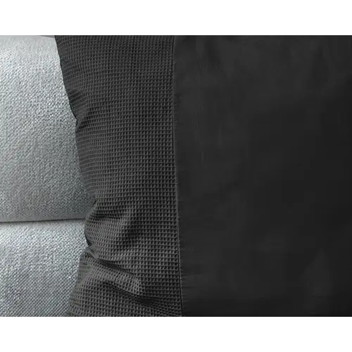 Primaviera DeLuxe Dekbedovertrek Waffle Antraciet Primaviera DeLuxe Dekbedovertrek Waffle Antraciet