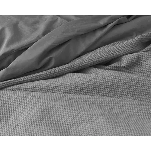 Primaviera DeLuxe Dekbedovertrek Waffle Grijs