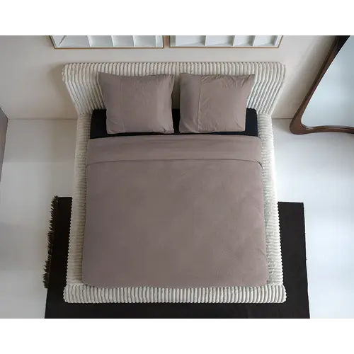 Primaviera DeLuxe Dekbedovertrek Waffle Taupe