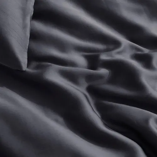 Primaviera DeLuxe Dekbedovertrek Uni Bamboe Antraciet Primaviera DeLuxe Dekbedovertrek Uni Bamboe Antraciet