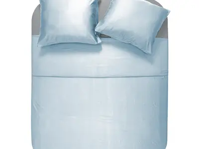 Primaviera DeLuxe Dekbedovertrek Uni Bamboe Blauw