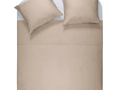 Primaviera DeLuxe Dekbedovertrek Uni Bamboe Taupe