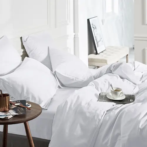 Primaviera DeLuxe Dekbedovertrek Uni Bamboe Wit