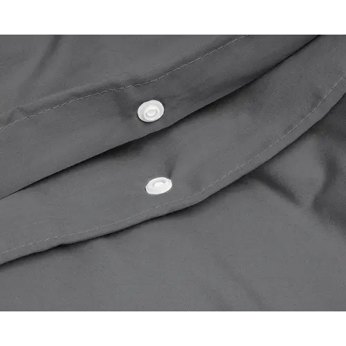 Primaviera DeLuxe Dekbedovertrek Uni Egyptisch Katoen Antraciet Primaviera DeLuxe Dekbedovertrek Uni Egyptisch Katoen Antraciet