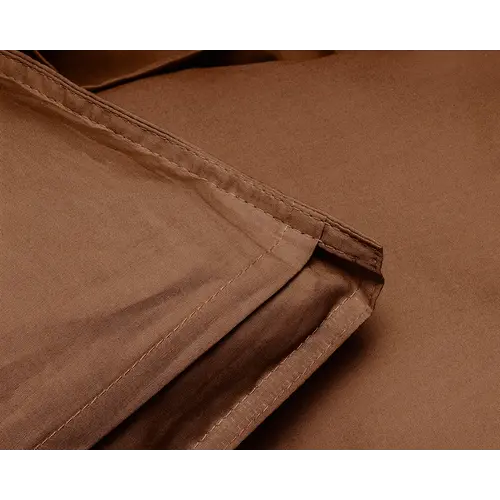 Primaviera DeLuxe Dekbedovertrek Uni Egyptisch Katoen Bruin