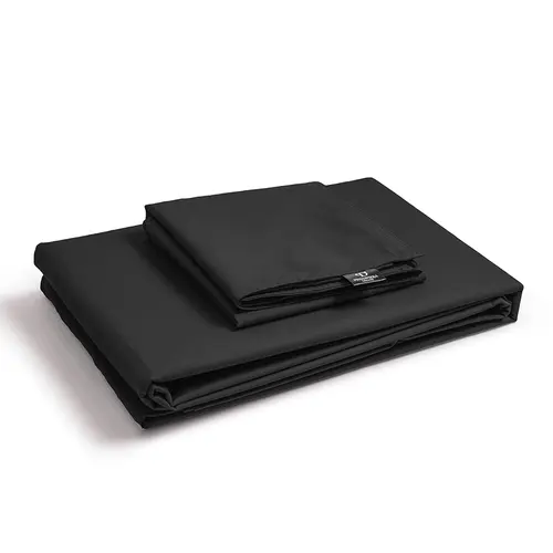 Primaviera DeLuxe Dekbedovertrek Uni Egyptisch Katoen Zwart