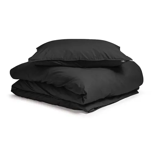 Primaviera DeLuxe Dekbedovertrek Uni Egyptisch Katoen Zwart