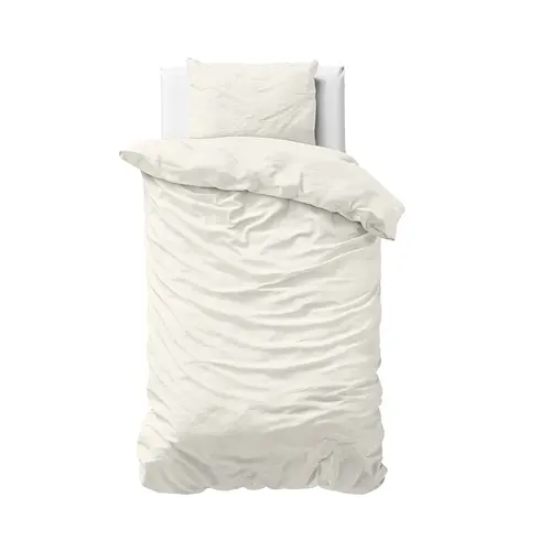 Primaviera DeLuxe Dekbedovertrek Uni Satijn Crème