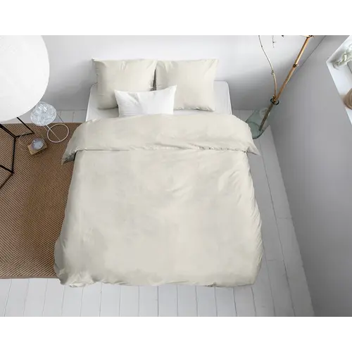 Primaviera DeLuxe Dekbedovertrek Uni Satijn Crème
