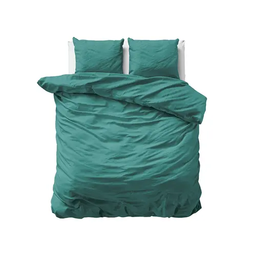Primaviera DeLuxe Dekbedovertrek Uni Satijn Groen