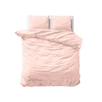 Dekbedovertrek Uni Satijn Roze