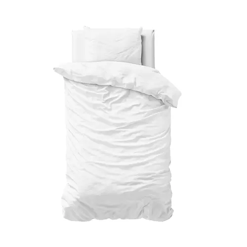 Primaviera DeLuxe Dekbedovertrek Uni Satijn Wit Primaviera DeLuxe Dekbedovertrek Uni Satijn Wit