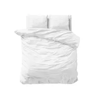 Dekbedovertrek Uni Satijn Wit