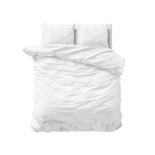 Primaviera DeLuxe Dekbedovertrek Uni Satijn Wit Primaviera DeLuxe Dekbedovertrek Uni Satijn Wit
