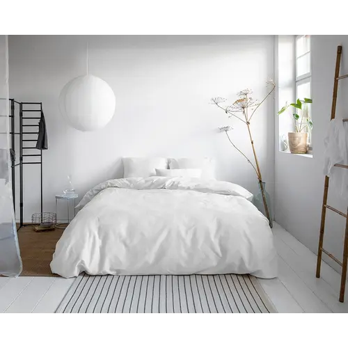 Primaviera DeLuxe Dekbedovertrek Uni Satijn Wit Primaviera DeLuxe Dekbedovertrek Uni Satijn Wit