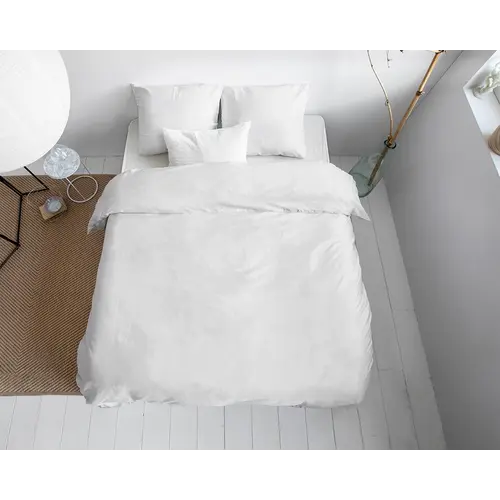 Primaviera DeLuxe Dekbedovertrek Uni Satijn Wit Primaviera DeLuxe Dekbedovertrek Uni Satijn Wit