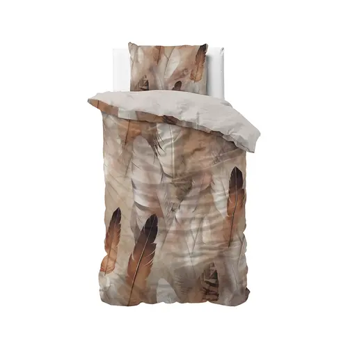 Dreamhouse Dekbedovertrek Feathura Taupe Dreamhouse Dekbedovertrek Feathura Taupe