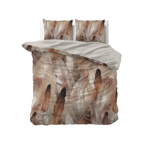 Dreamhouse Dekbedovertrek Feathura Taupe