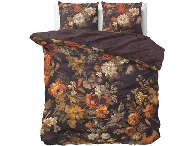 Dreamhouse Dekbedovertrek Art Flower Bruin