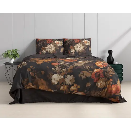 Dreamhouse Dekbedovertrek Art Flower Bruin Dreamhouse Dekbedovertrek Art Flower Bruin