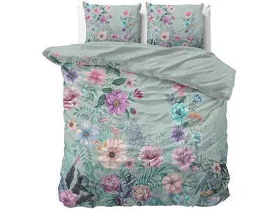 Dreamhouse Dekbedovertrek Flore Blauw