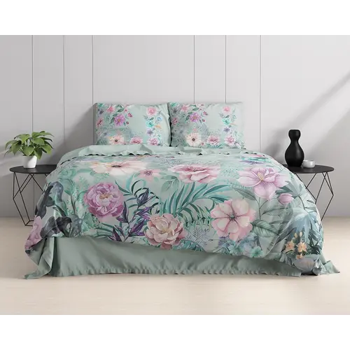 Dreamhouse Dekbedovertrek Flore Blauw