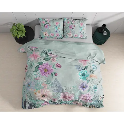 Dreamhouse Dekbedovertrek Flore Blauw