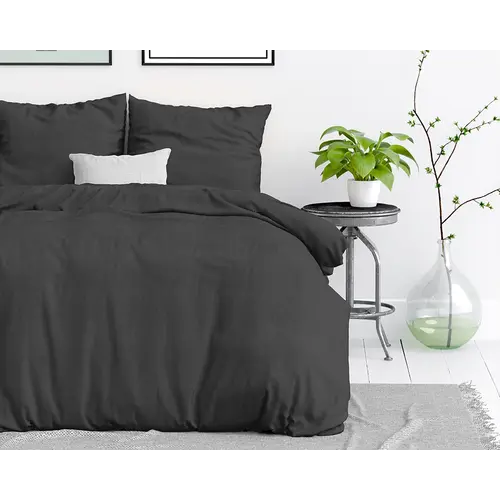 Dreamhouse Dekbedovertrek Stone Washed Antraciet