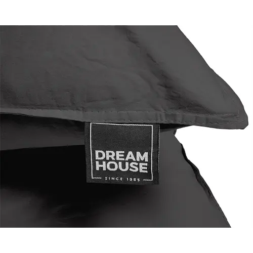 Dreamhouse Dekbedovertrek Stone Washed Antraciet