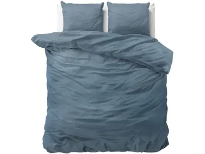 Dreamhouse Dekbedovertrek Stone Washed Blauw