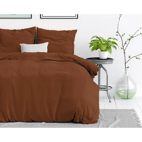Dreamhouse Dekbedovertrek Stone Washed Bruin