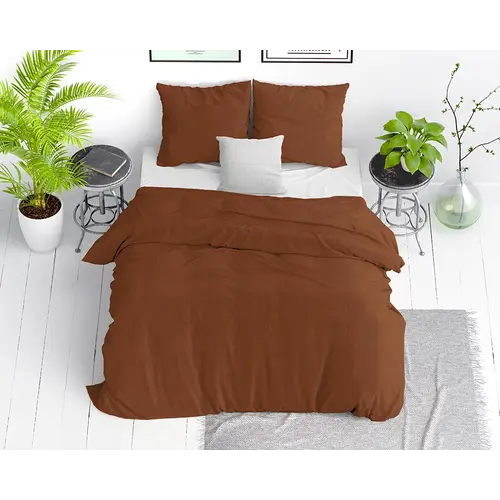Dreamhouse Dekbedovertrek Stone Washed Bruin