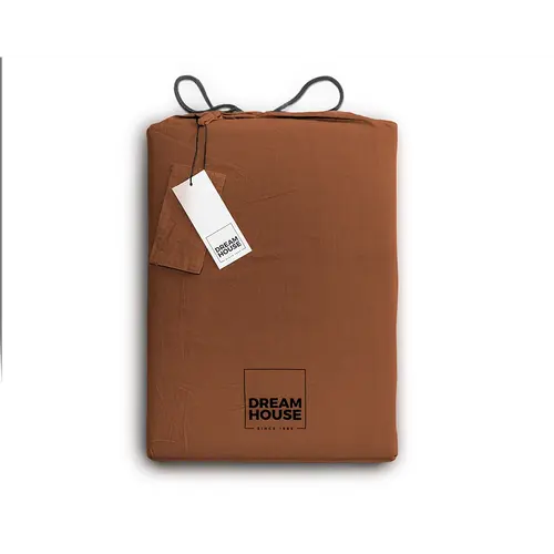 Dreamhouse Dekbedovertrek Stone Washed Bruin