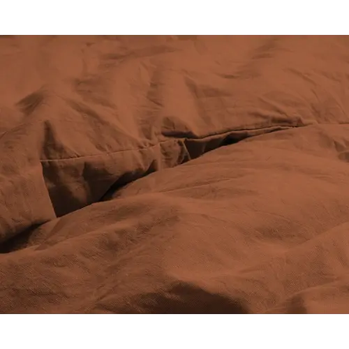 Dreamhouse Dekbedovertrek Stone Washed Bruin