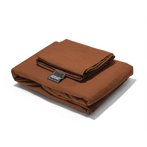 Dreamhouse Dekbedovertrek Stone Washed Bruin