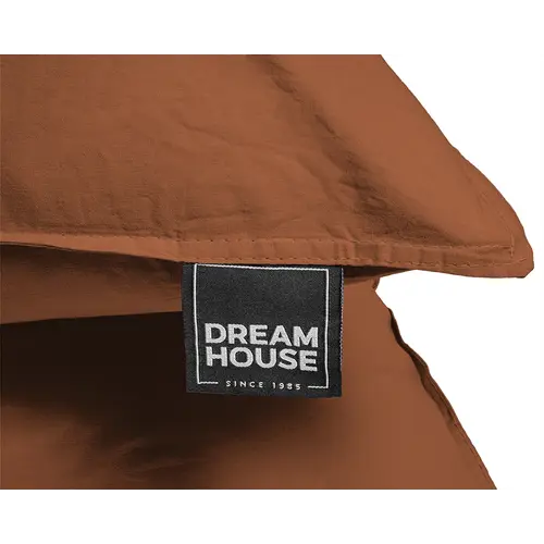 Dreamhouse Dekbedovertrek Stone Washed Bruin