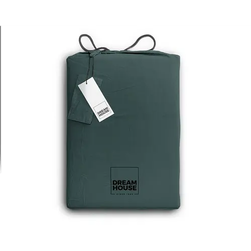 Dreamhouse Dekbedovertrek Stone Washed Donker Groen Dreamhouse Dekbedovertrek Stone Washed Donker Groen