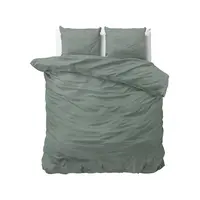 Dekbedovertrek Stone Washed Groen
